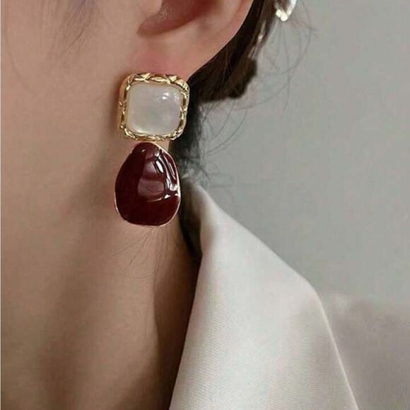 Bohemian drop earrings N51 - Picture 1 of 5